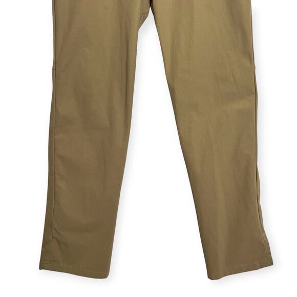 Lululemon ABC Pant Classic Fit Warpstreme MENS 32 x 32 Artifact Brown Chino - Picture 11 of 13